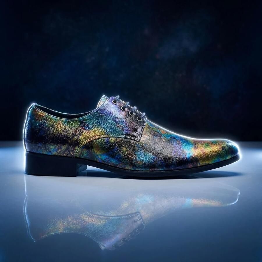 Lureaux Galaxy Glow- Handgemaakte Nette Schoenen Voor Heren