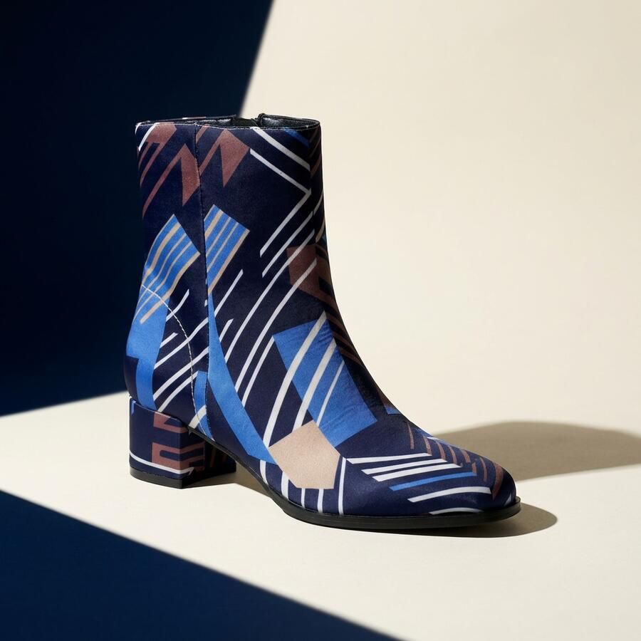 Lureaux Marine Mosaic Lady Boot Handgemaakte Nette Schoenen Voor Heren