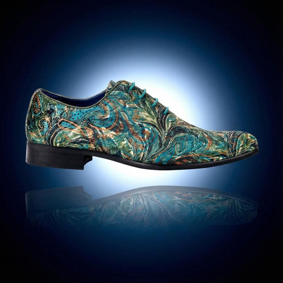 Lureaux Moss Mirage Handgemaakte Nette Schoenen Voor Heren