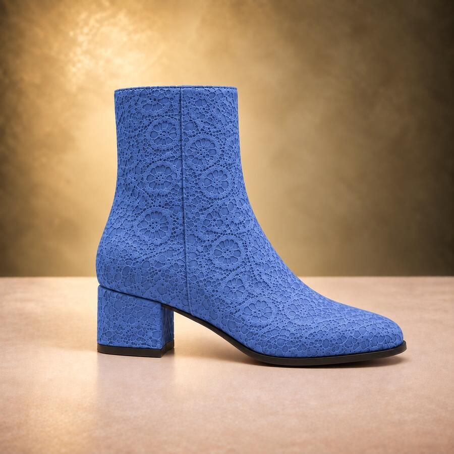 Lureaux Navy Romance Lady Boots MADE-TO-ORDER Handgemaakte Nette Schoenen Voor Heren
