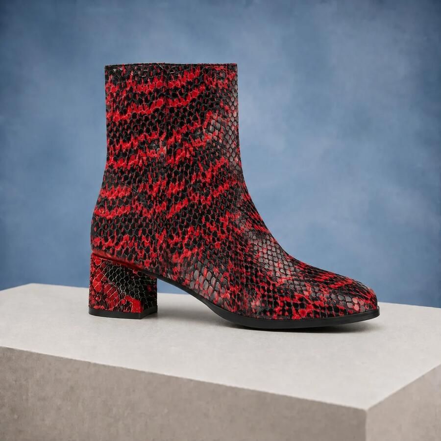 Lureaux Python Flame Lady Boot Handgemaakte Nette Schoenen Voor Heren