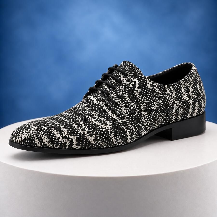 Lureaux Python Storm Handgemaakte Nette Schoenen Voor Heren