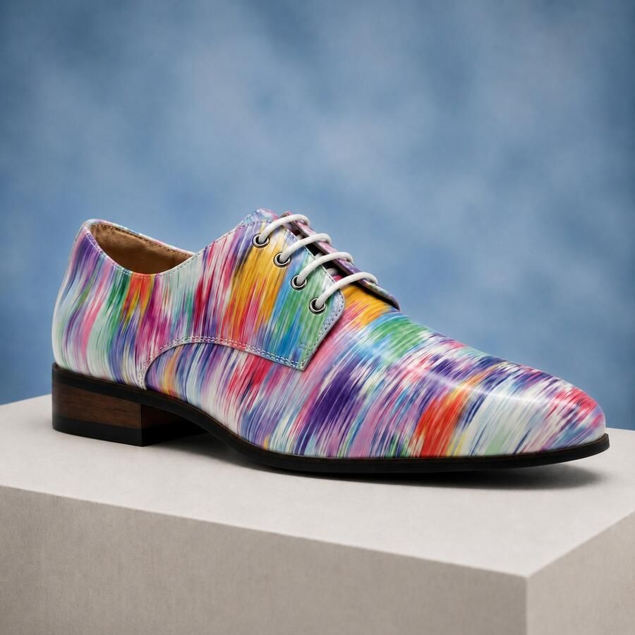 Lureaux Rainbow Colora MADE-TO-ORDER Handgemaakte Nette Schoenen Voor Heren