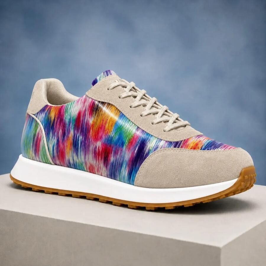 Lureaux Rainbow Colora Runners MADE-TO-ORDER Handgemaakte Nette Schoenen Voor Heren