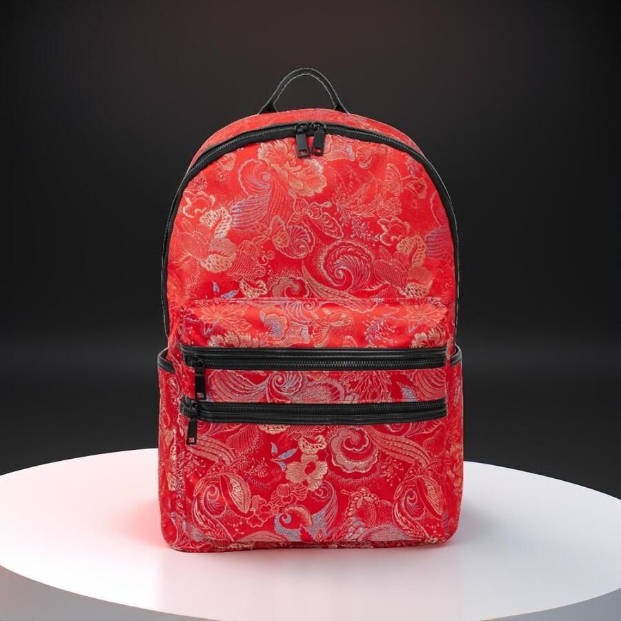 Lureaux Red Shadow Backpack Handgemaakte Nette Schoenen Voor Heren
