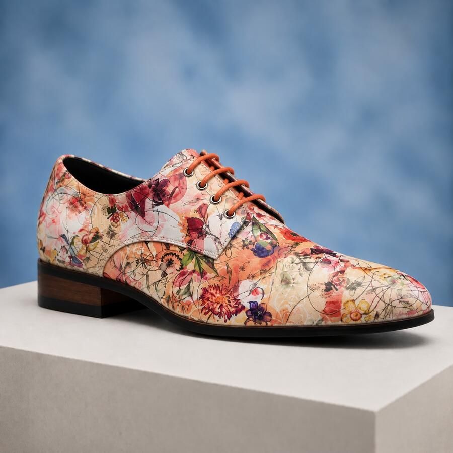 Lureaux Royal Bloom Handgemaakte Nette Schoenen Voor Heren