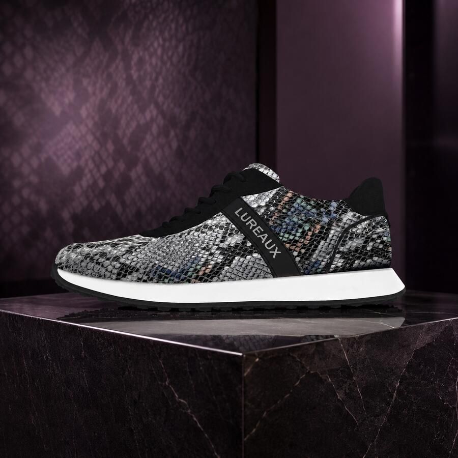 Lureaux Santino Snake Runners Handgemaakte Nette Schoenen Voor Heren