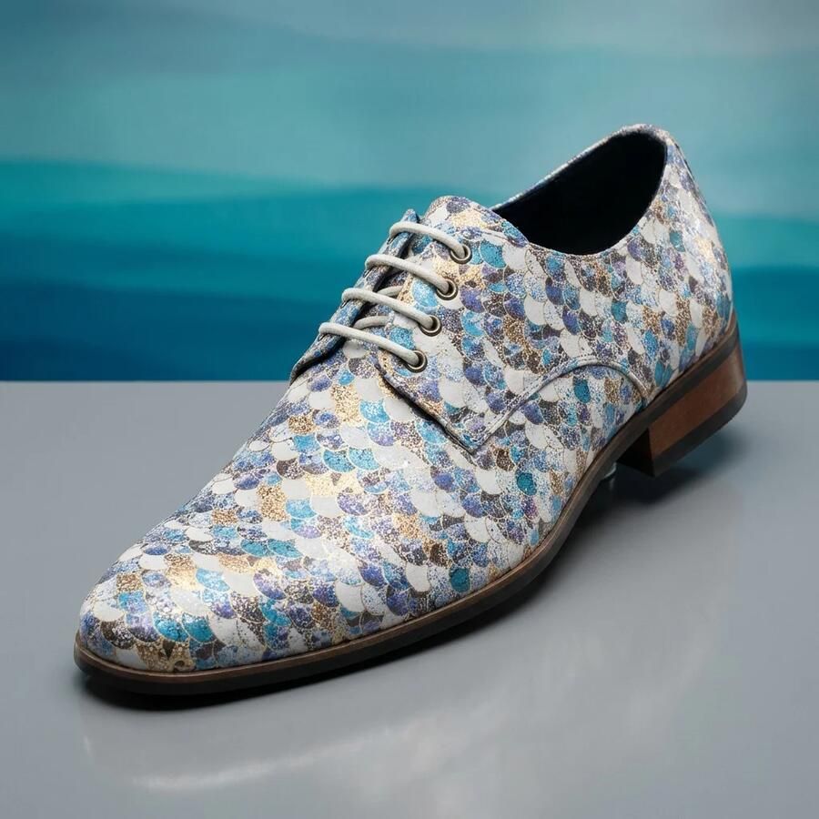 Lureaux Sea Spark- Handgemaakte Nette Schoenen Voor Heren