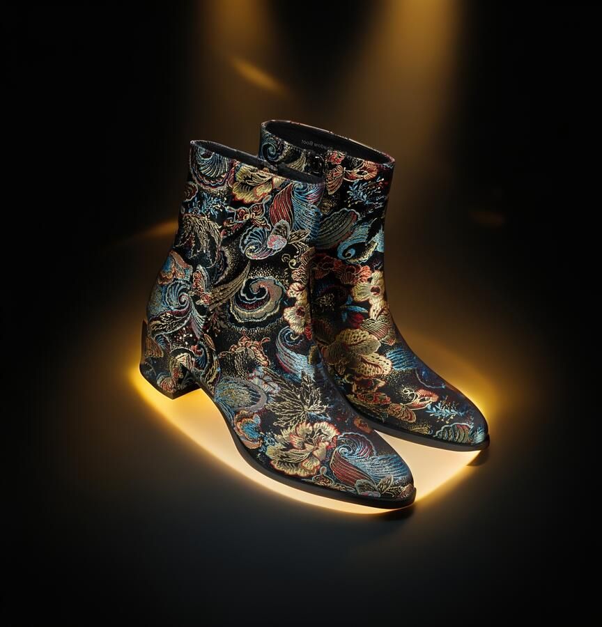 Lureaux Shiny Shadow Lady Boot Handgemaakte Nette Schoenen Voor Heren