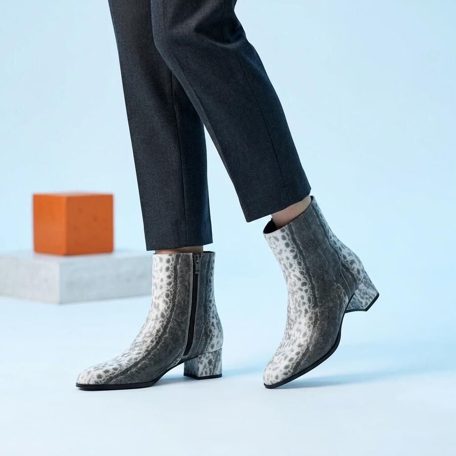 Lureaux Snow Leopard Lady Boot Handgemaakte Nette Schoenen Voor Heren