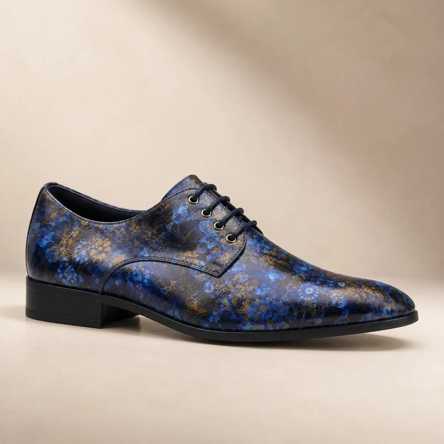 Lureaux The Blue Botanist Handgemaakte Nette Schoenen Voor Heren