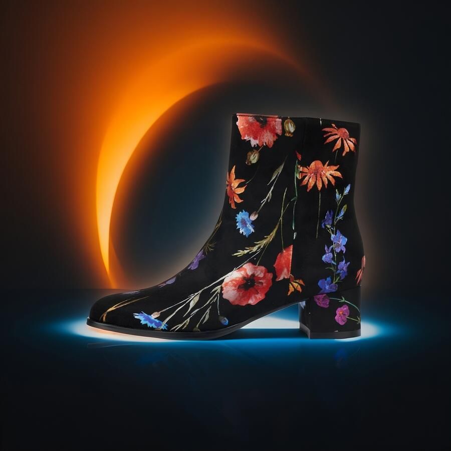 Lureaux Velour Flora Lady Boot Handgemaakte Nette Schoenen Voor Heren