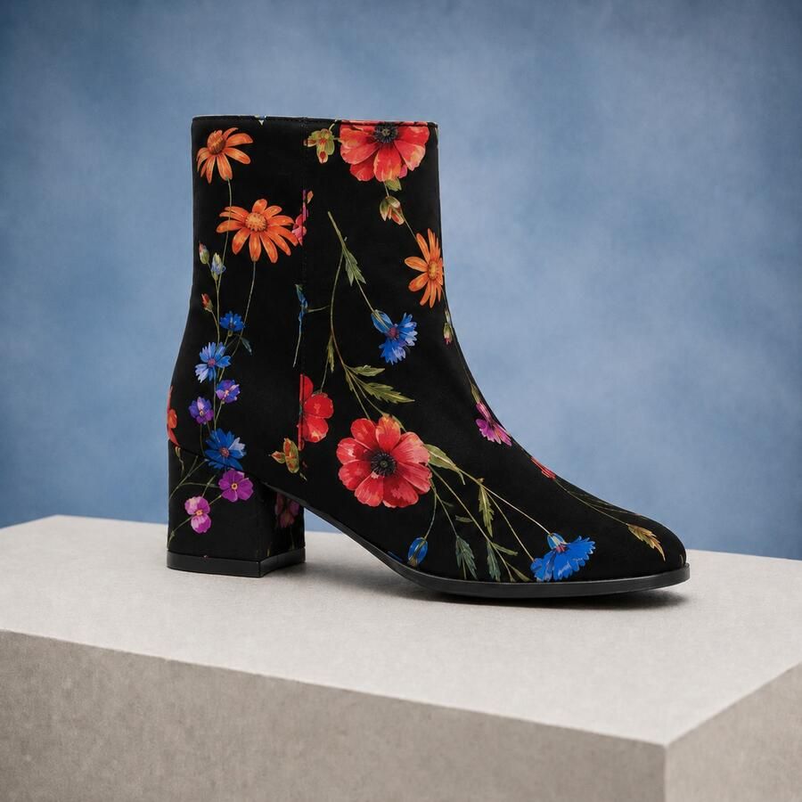 Lureaux Velour Flora Lady Boot Handgemaakte Nette Schoenen Voor Heren