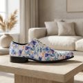 Lureaux Whispering Blossom Handgemaakte Nette Schoenen Voor Heren - Groen