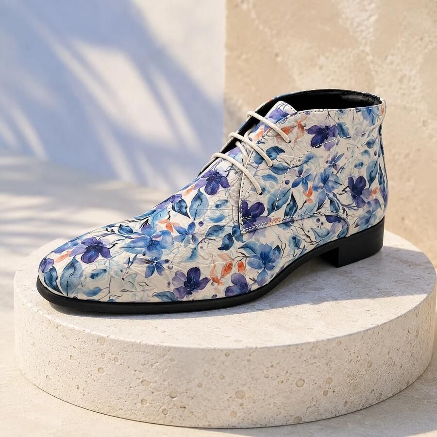Lureaux Whispering Blossom High Handgemaakte Nette Schoenen Voor Heren