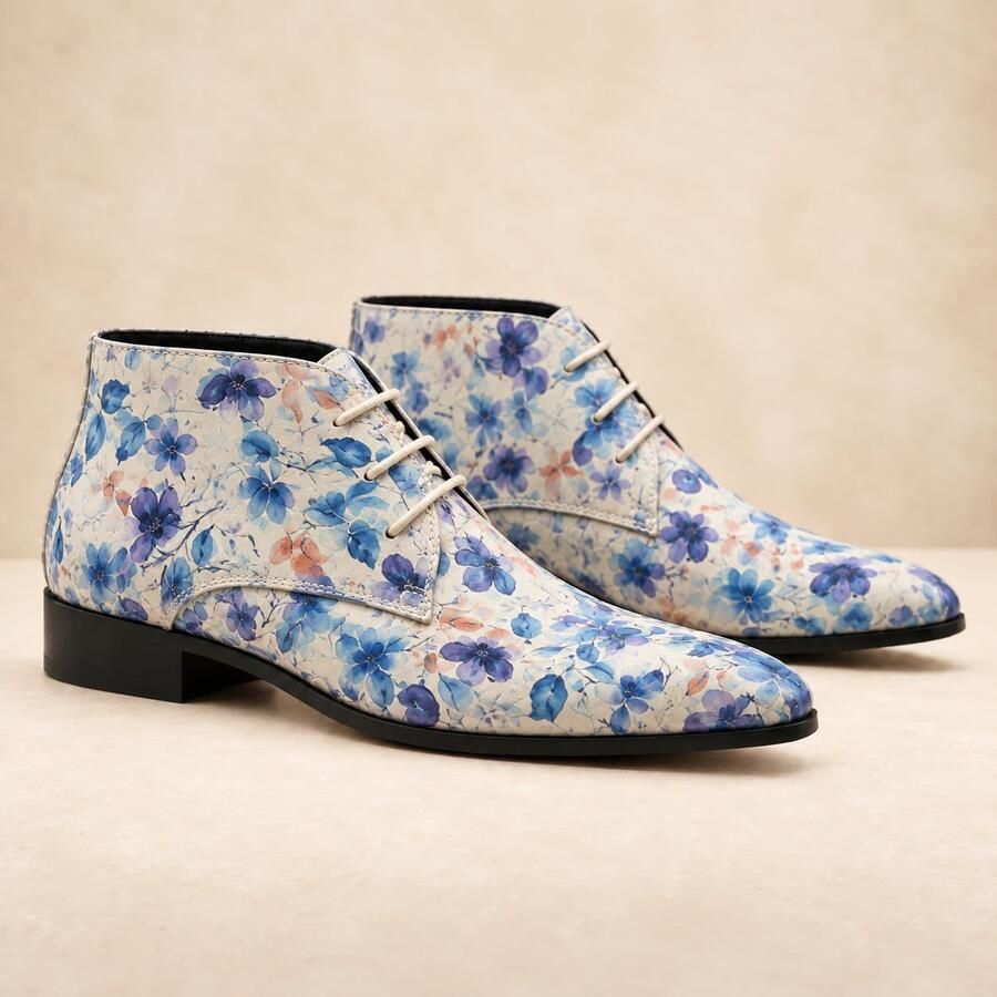 Lureaux Whispering Blossom High Handgemaakte Nette Schoenen Voor Heren