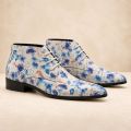 Lureaux Whispering Blossom High Handgemaakte Nette Schoenen Voor Heren - Multicolor