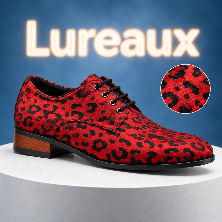 Lureaux Wild Ruby MADE-TO-ORDER Handgemaakte Nette Schoenen Voor Heren