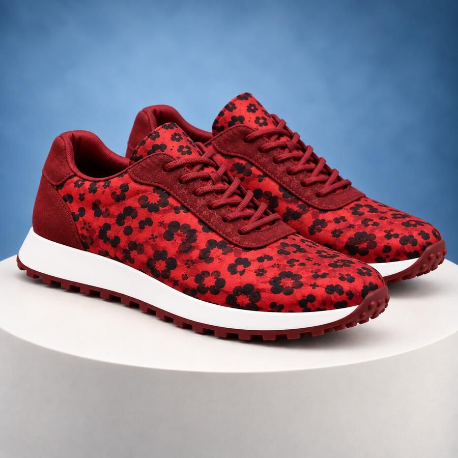 Lureaux Wild Ruby Runners MADE-TO-ORDER Handgemaakte Nette Schoenen Voor Heren