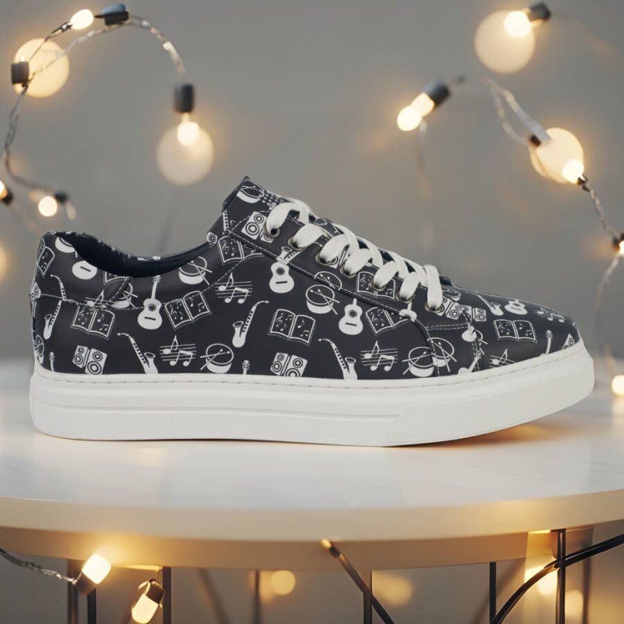 Lureaux Melo Vibes Sneakers Handgemaakte Nette Schoenen Voor Heren