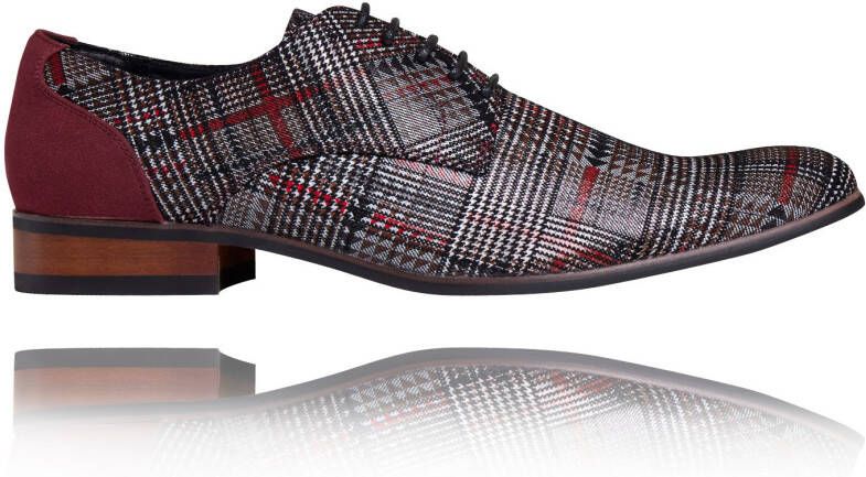 Lureaux Mysterious Kleurrijke Schoenen Voor Heren Veterschoenen Met Print