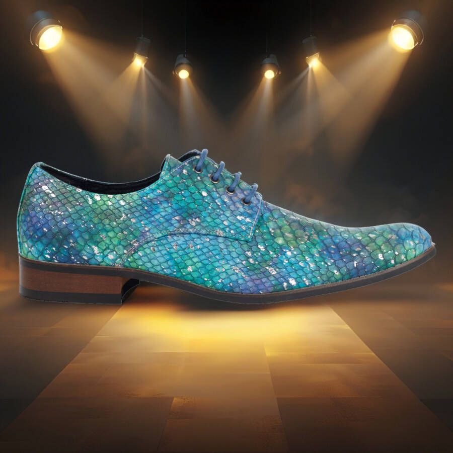 Lureaux Mystic Mirage Handgemaakte Nette Schoenen Voor Heren