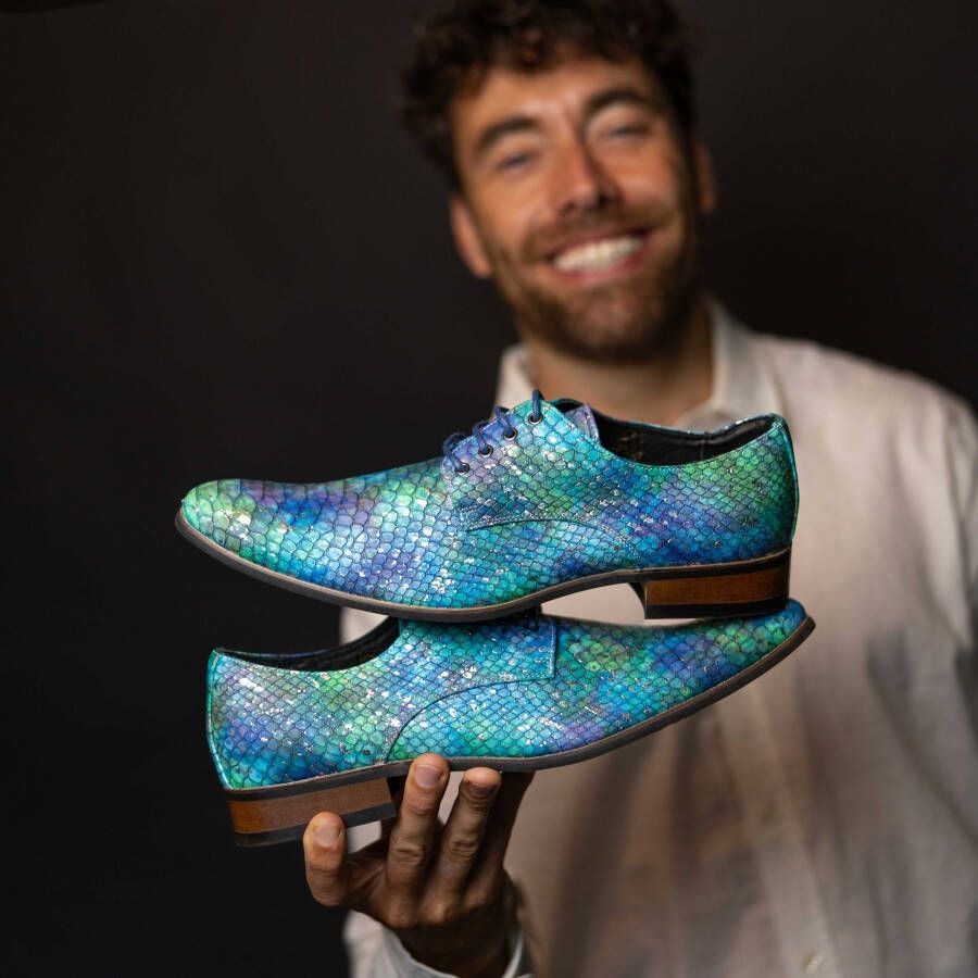 Lureaux Mystic Mirage Handgemaakte Nette Schoenen Voor Heren