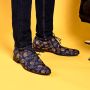 Lureaux Nightfall Roses Kleurrijke Schoenen Voor Heren Veterschoenen Met Print - Thumbnail 2