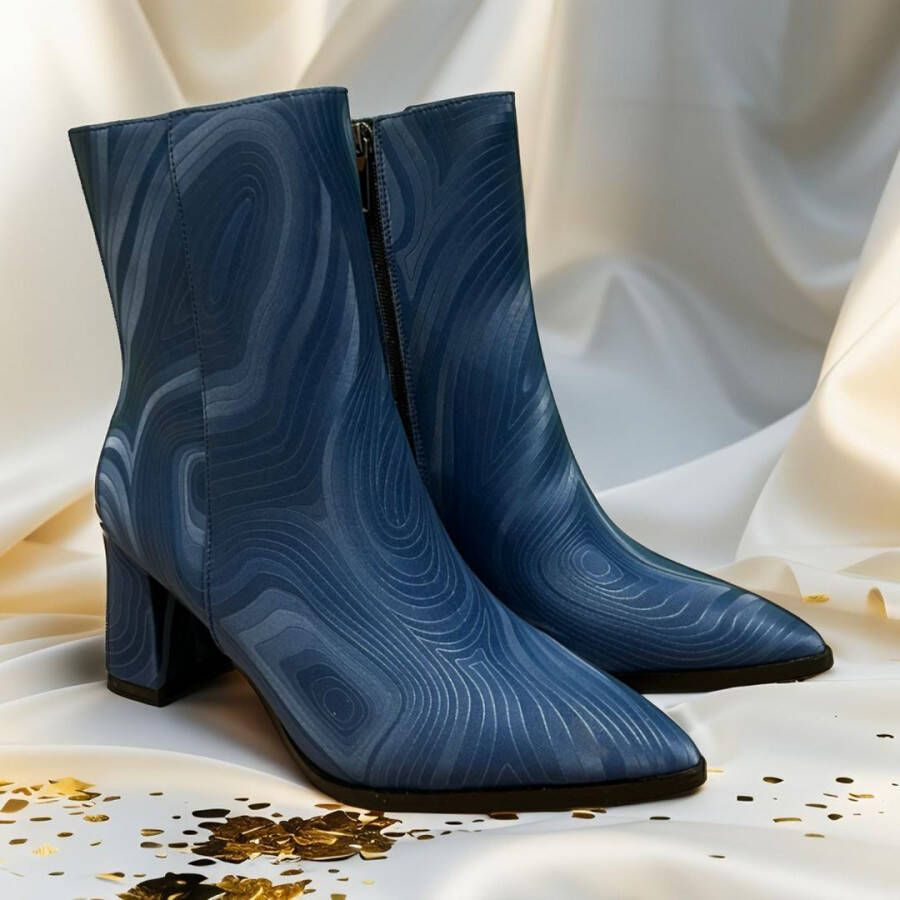 Lureaux Oceanwave Boot Handgemaakte Nette Schoenen Voor Heren