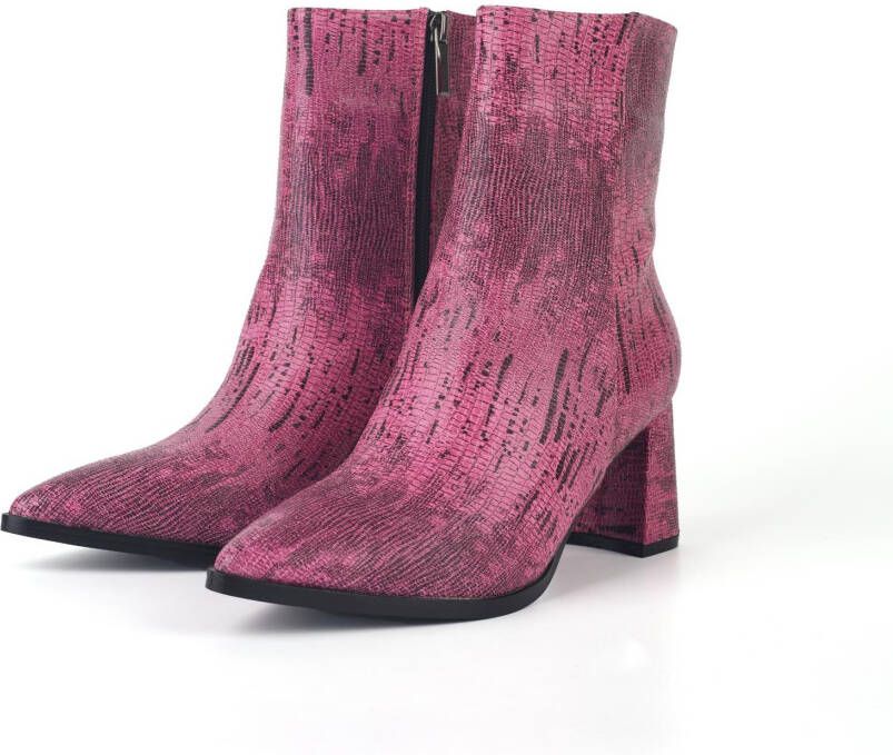 Lureaux Pink Terrain Boot Handgemaakte Nette Schoenen Voor Heren