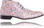 Lureaux Ramblas Colora High Kleurrijke Schoenen Voor Heren Veterschoenen Met Print - Thumbnail 2
