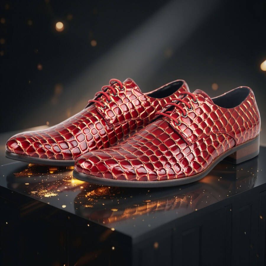 Lureaux Red Venom PRE-ORDER (MTO) Handgemaakte Nette Schoenen Voor Heren