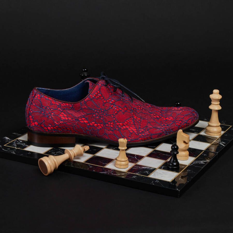 Lureaux Red Wonder Handgemaakte Nette Schoenen Voor Heren