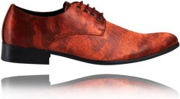 Lureaux Rouge Allure Kleurrijke Schoenen Voor Heren Veterschoenen Met Print