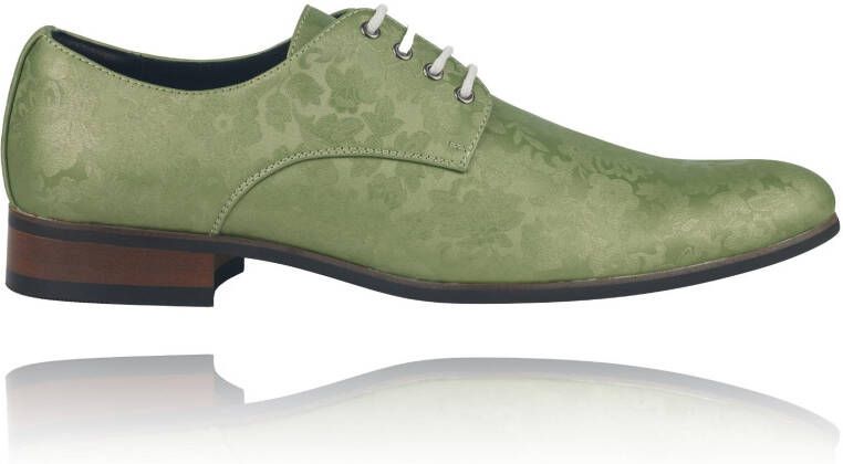 Lureaux Serene Green Handgemaakte Nette Schoenen Voor Heren