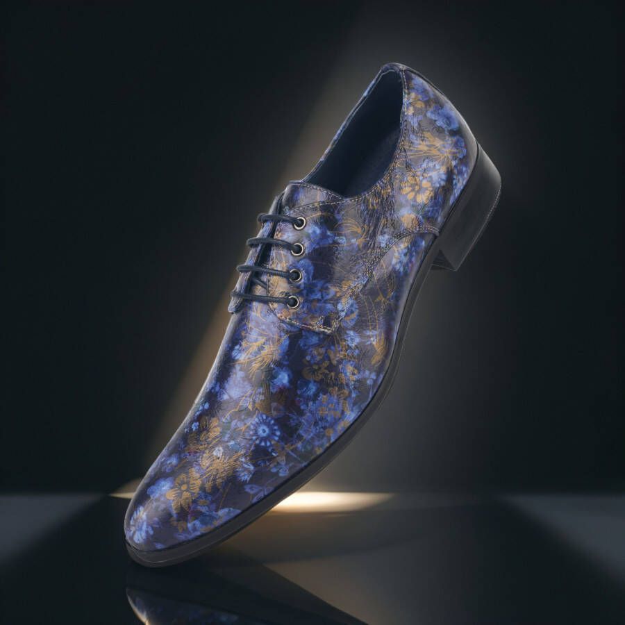 Lureaux The Blue Botanist Handgemaakte Nette Schoenen Voor Heren