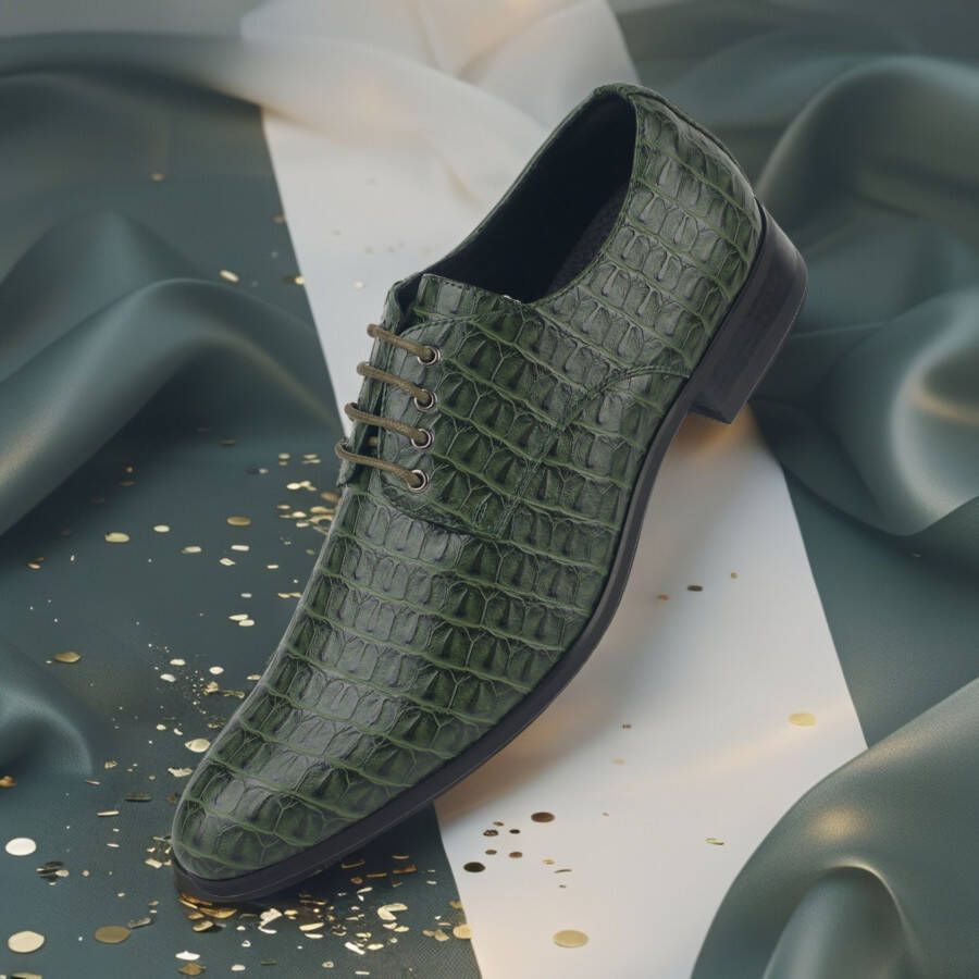 Lureaux The Green Guard Handgemaakte Nette Schoenen Voor Heren