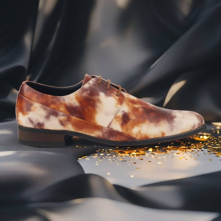 Lureaux Tobacco Mist Handgemaakte Nette Schoenen Voor Heren