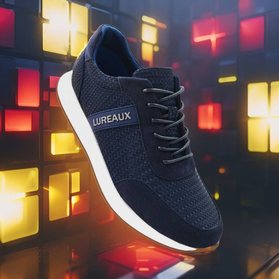 Lureaux Vittorio Blue Runners Handgemaakte Nette Schoenen Voor Heren