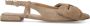 MANFIELD X INTERIEUR VAN MIES Dames Interieurvanmies Beige suède slingbacks met strik - Thumbnail 3
