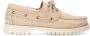 Manfield Heren Beige nubuck veterschoenen - Thumbnail 3
