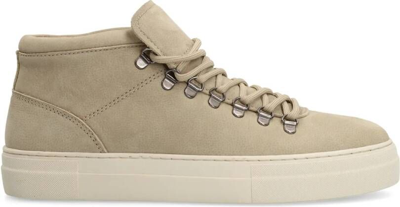 Manfield Heren Beige nubuck sneakers
