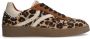 Manfield Beige leopard sneakers met ponytail - Thumbnail 2