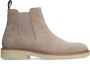 Manfield Heren Beige suède chelsea boots - Thumbnail 3