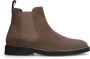Manfield Heren Beige suède chelsea boots - Thumbnail 3