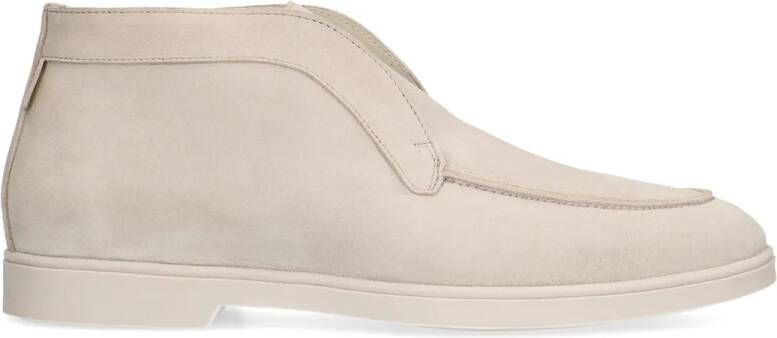 Manfield Heren Beige suède loafers