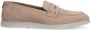 Manfield Dames Beige suède loafers - Thumbnail 3