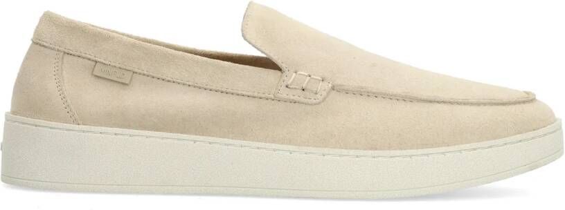 Manfield Heren Beige suède loafers - Foto 1