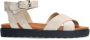 Manfield Dames Beige suède sandalen - Thumbnail 3
