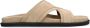 Manfield Heren Beige suède slippers - Thumbnail 3
